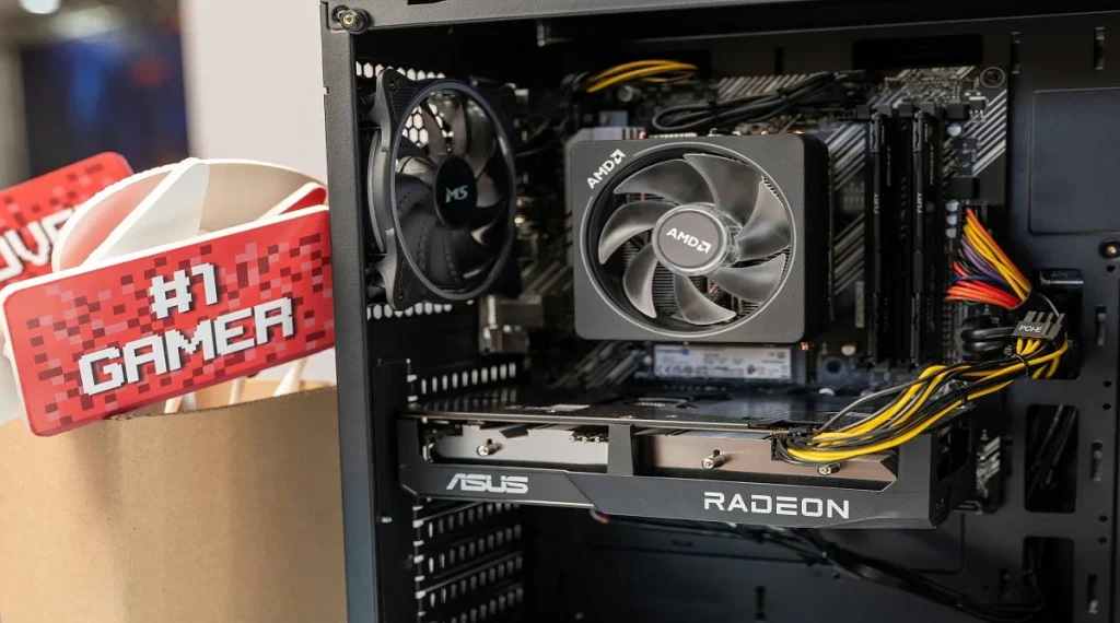 how to build a PC installing graphics card
