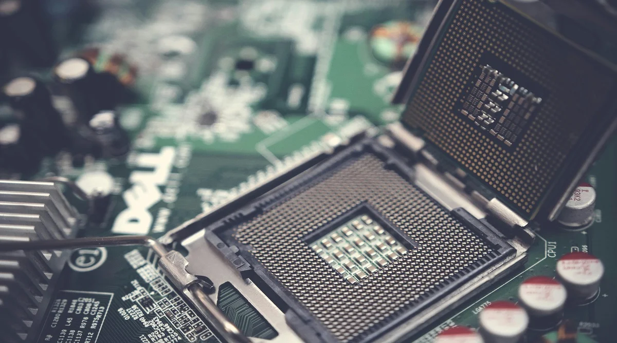 what is a cpu processor on motherboard close view