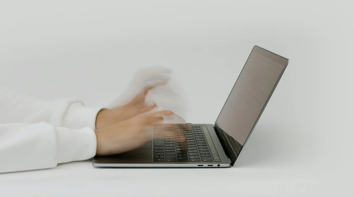 speed up a slow computer showing lagging laptop