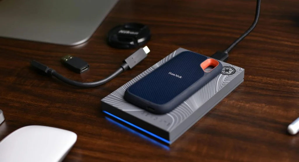 USB SSD external storage device