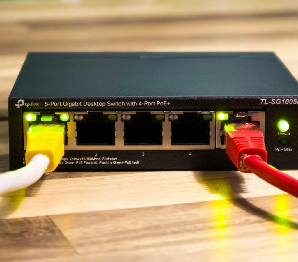 Network card with high-speed Ethernet connection