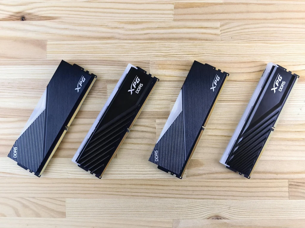 Comparison of DDR4 and DDR5 RAM modules