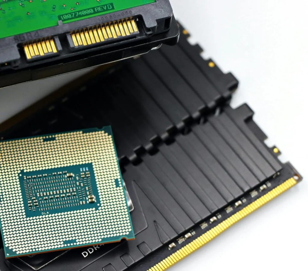 Diagram of CPU cache memory internal structure
